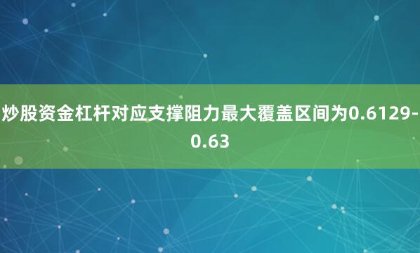 炒股资金杠杆对应支撑阻力最大覆盖区间为0.6129-0.63