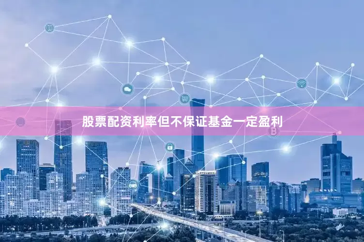 股票配资利率但不保证基金一定盈利