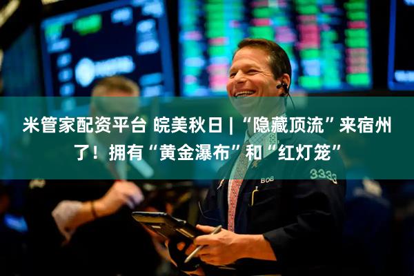 米管家配资平台 皖美秋日 | “隐藏顶流”来宿州了！拥有“黄金瀑布”和“红灯笼”