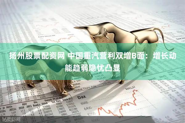 扬州股票配资网 中国重汽营利双增B面：增长动能趋弱隐忧凸显