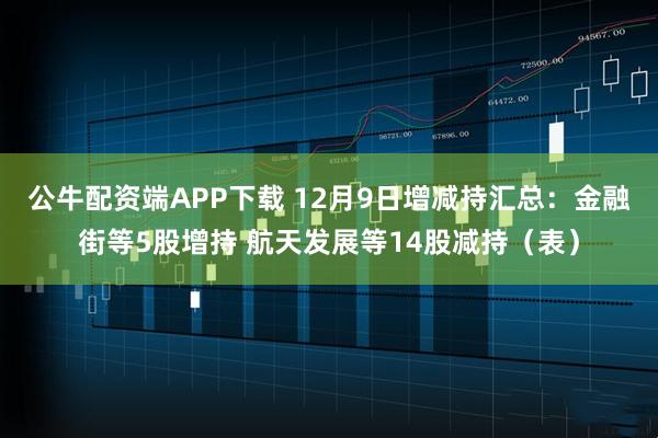 公牛配资端APP下载 12月9日增减持汇总：金融街等5股增持 航天发展等14股减持（表）